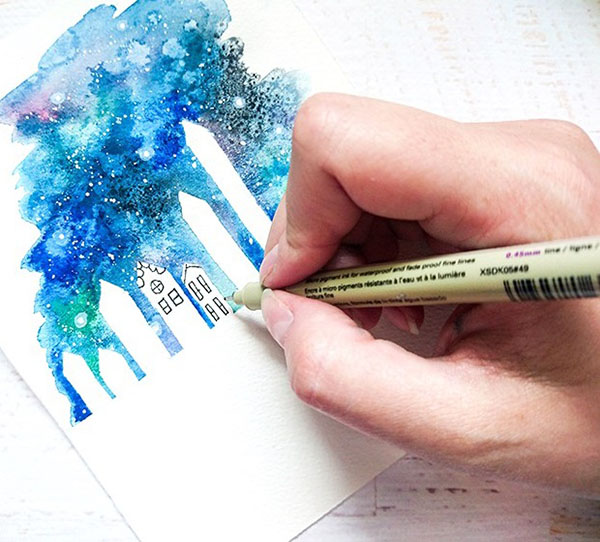 كيفية رسم مساحة