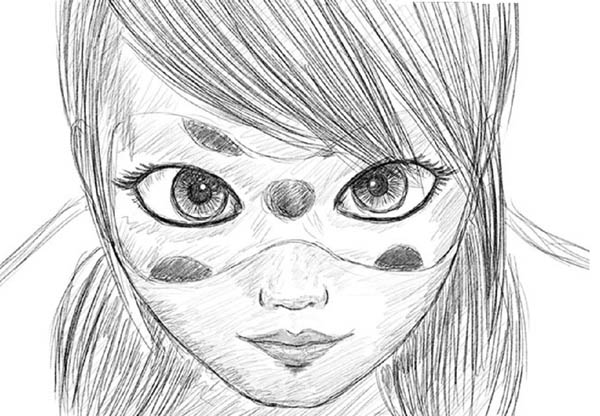 كيفية رسم سيدة علة وفائقة القط
