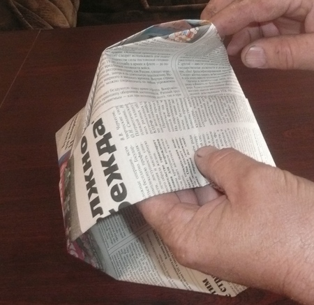 كيفية جعل غطاء من الورق بأيديكم بسرعة وسهولة