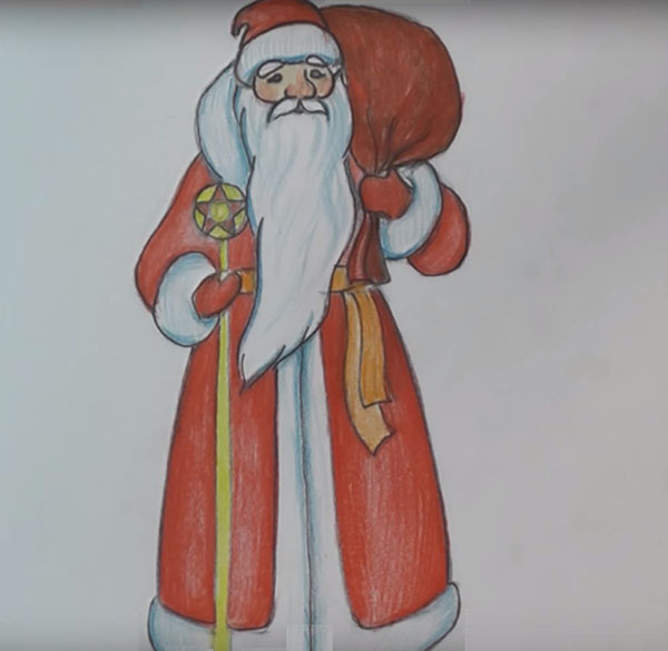 Дед мороз 4 класс. Рисование Деда Мороза. Дед Мороз карандашом. Дед Мороз рисунок. Дед Мороз для срисовки.