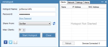 برنامج Mhotspot