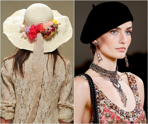 أغطية الرأس الموضة ربيع وصيف 2013، اتجاهات الموضة، الصورة