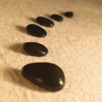 الحجر العلاج أو تدليك الحجر