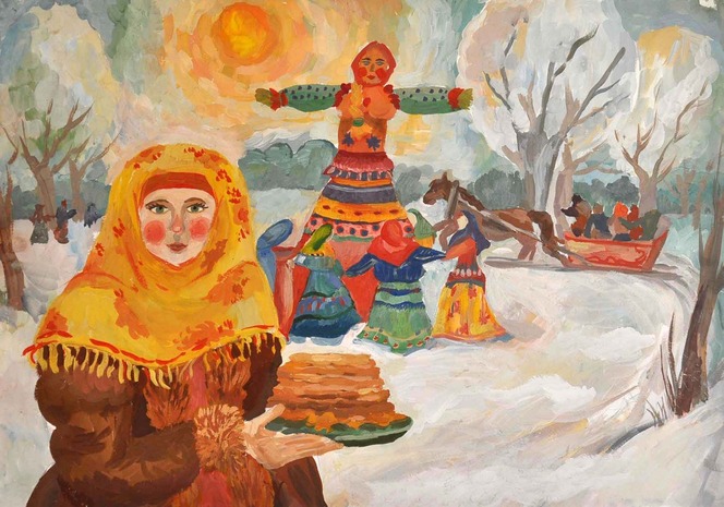 كيفية رسم شروفيتيد؟ رسم عطلة الربيع مع الأطفال