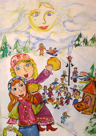 كيفية رسم شروفيتيد؟ رسم عطلة الربيع مع الأطفال
