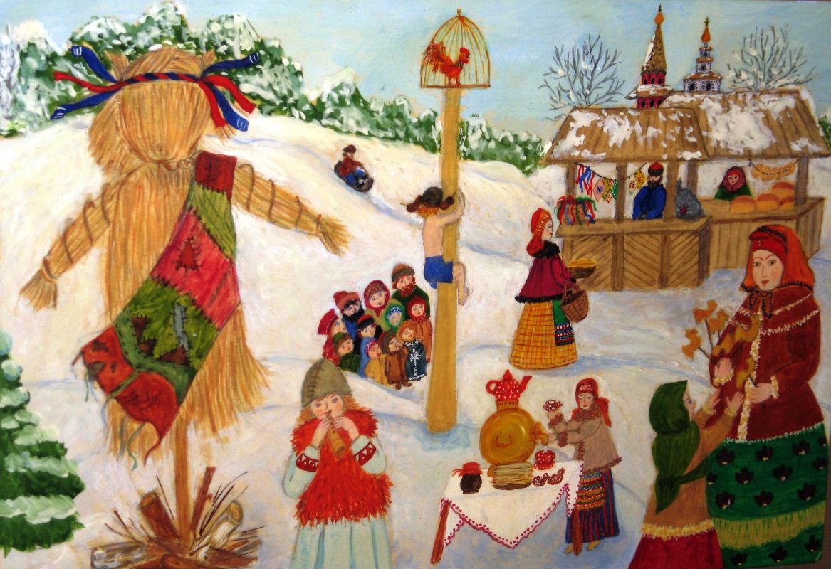 كيفية رسم شروفيتيد؟ رسم عطلة الربيع مع الأطفال