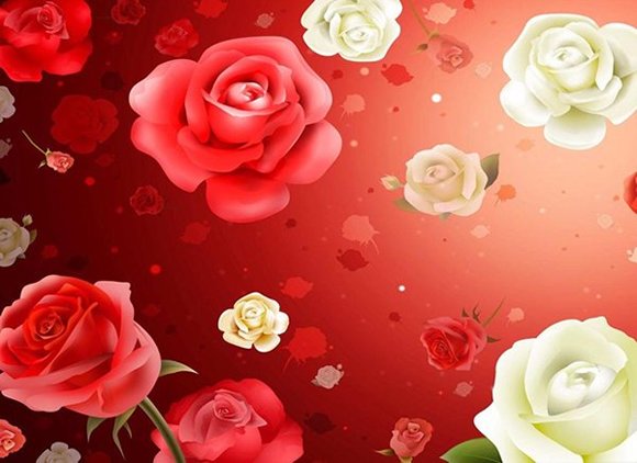 رسم، بسبب، الوردات