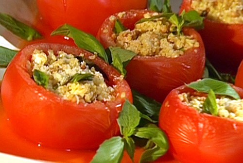  البندورة المحشية