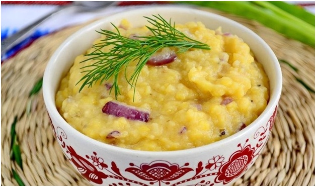 الحبوب مع الخضر