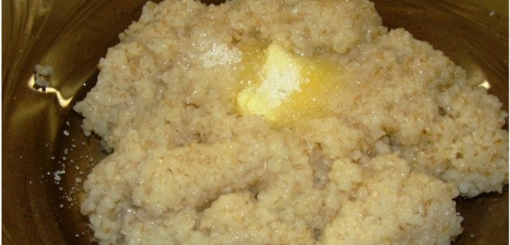 طبق من عصيدة