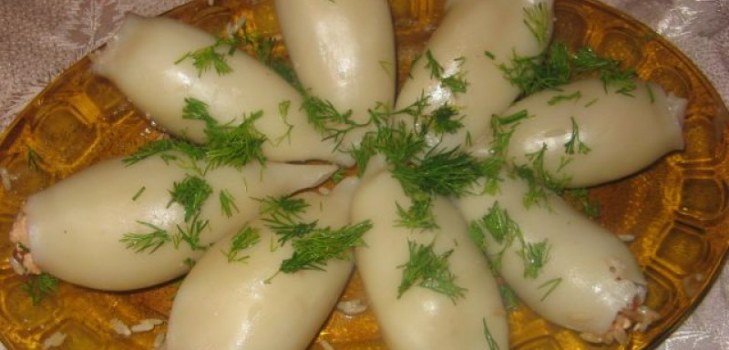 حبار محشوة